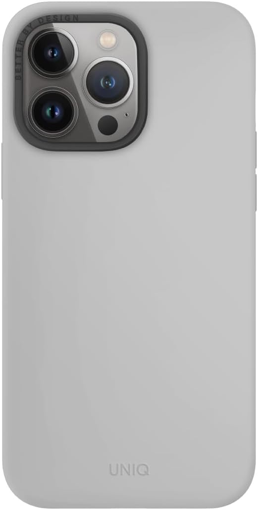 غطاء UNIQ HYBRID لهاتف iPhone 15 Pro – MagClick – Chalk Grey