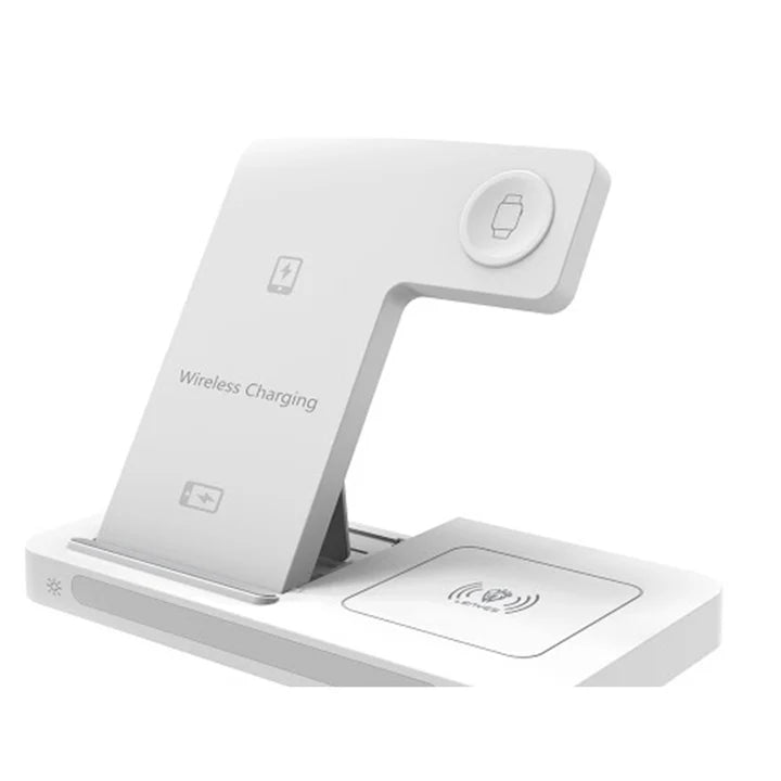 Lenyes PW302 – Foldable Wireless Charging Stand (White)