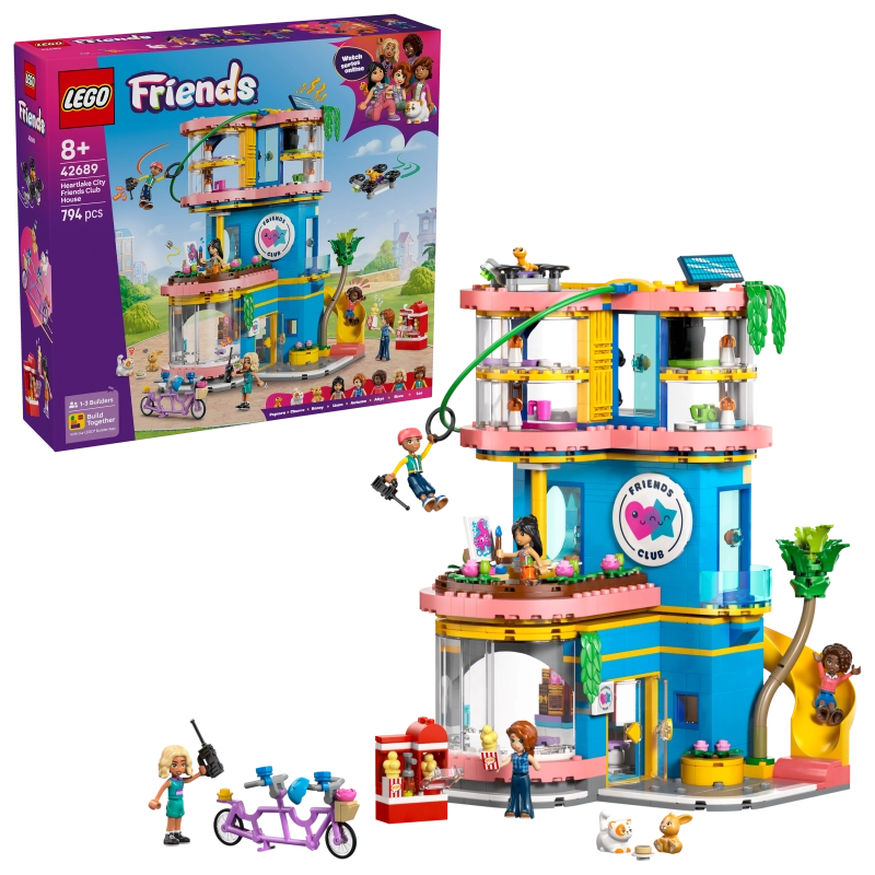 LEGO Friends Heartlake City Friends Club House – 794 Pieces | Set 42689