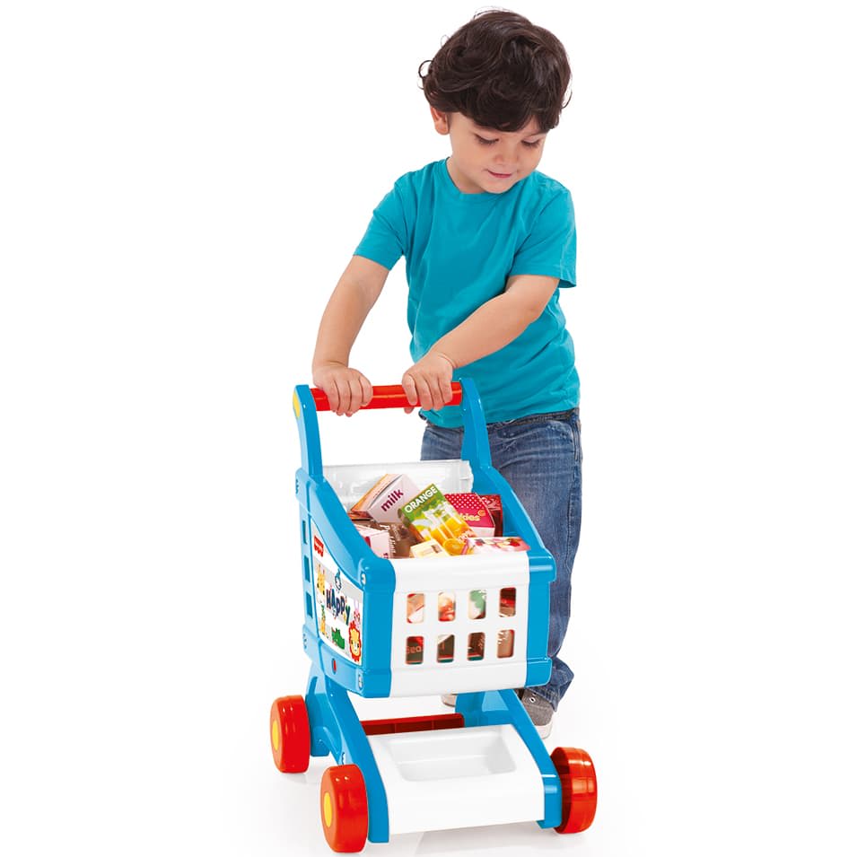 Fisher-Price عربة تسوق مع مستلزماتها – 16 قطعة للأطفال