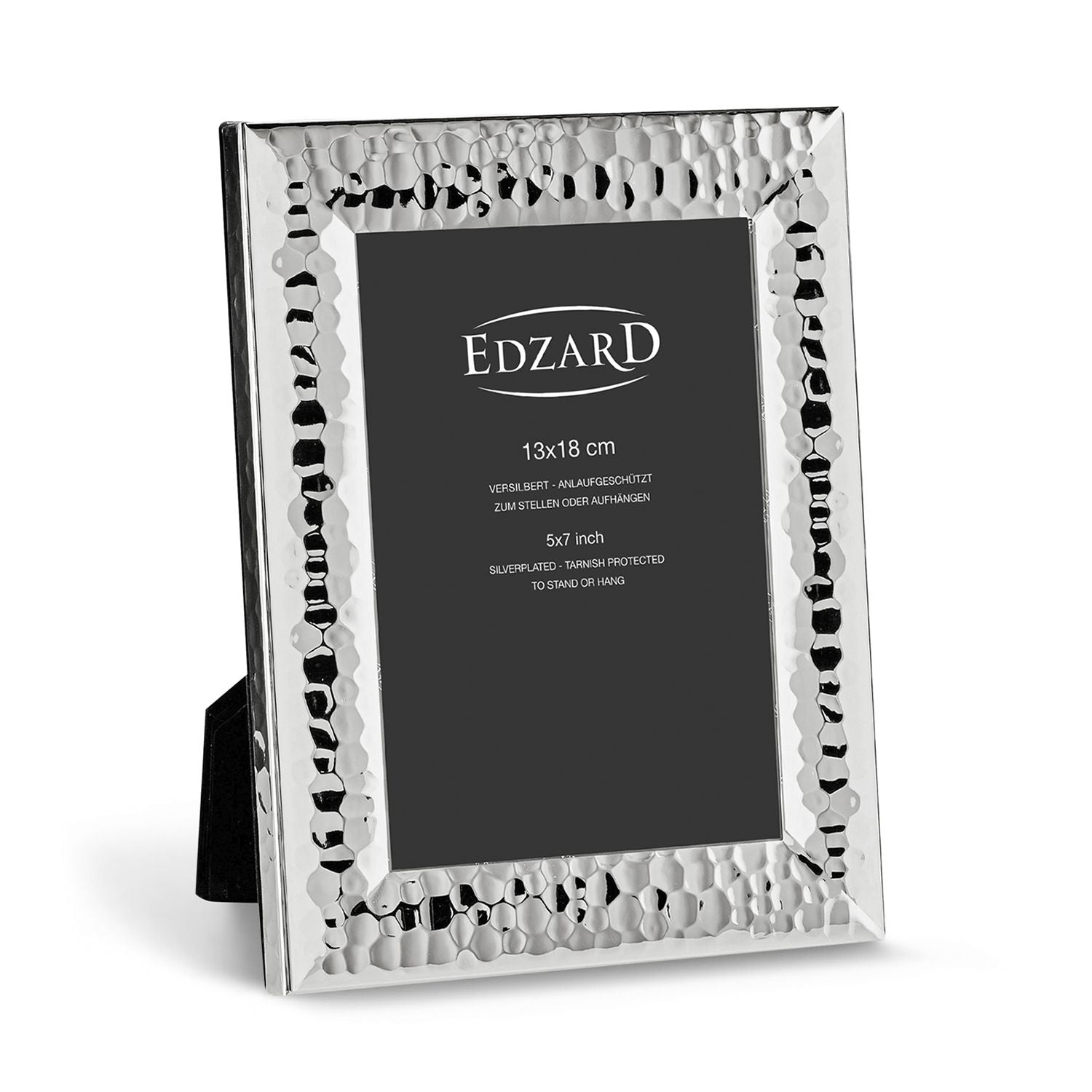 إطار صور مطلي فضة 13×18 سم من Edzard Gubbio - فاخر وأنيق