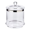 Edzard Lia 12cm Crystal Glass Jar with Lid - Elegant & Luxury