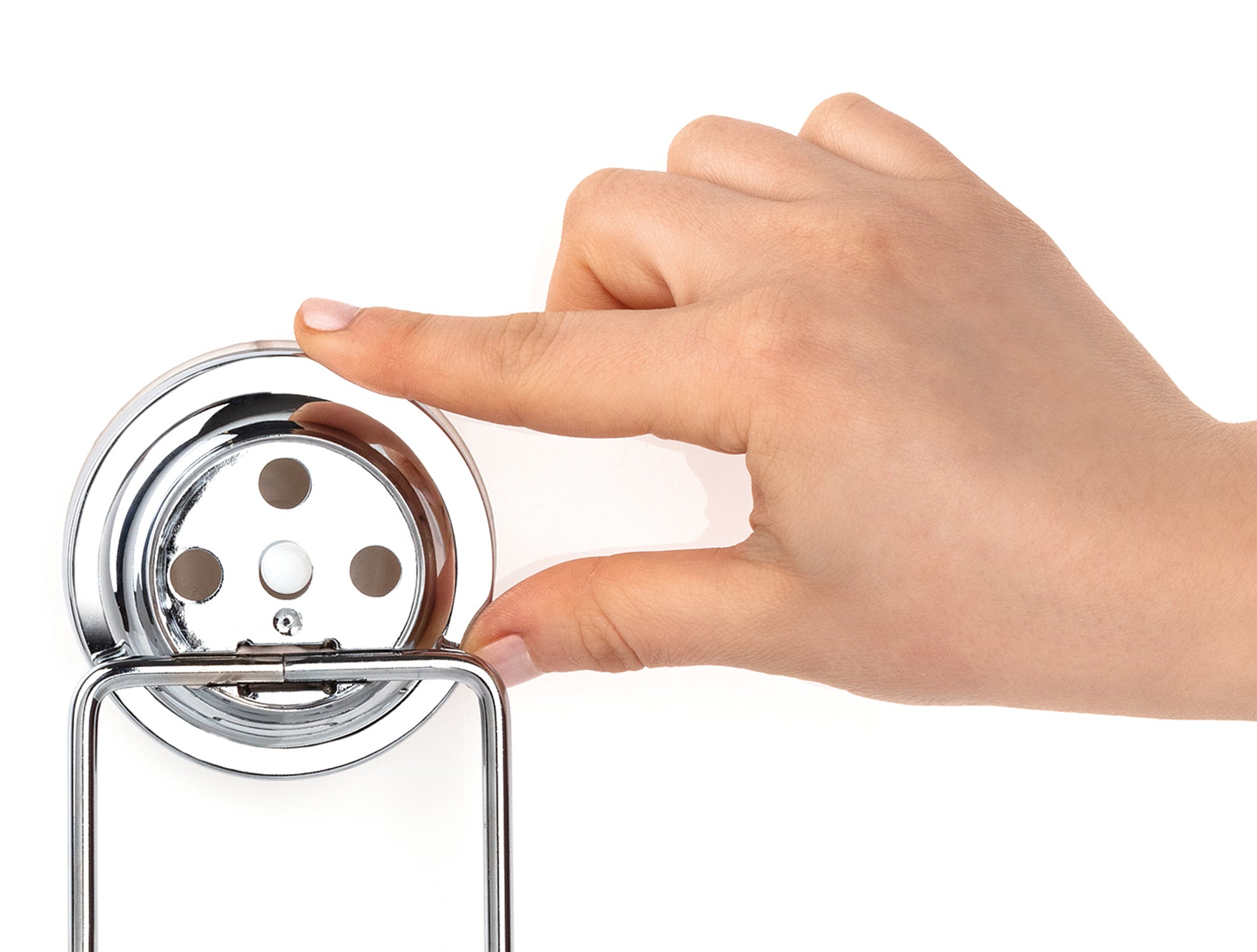 Norme Chrome Vacuum Soap Holder - Madame Coco JO