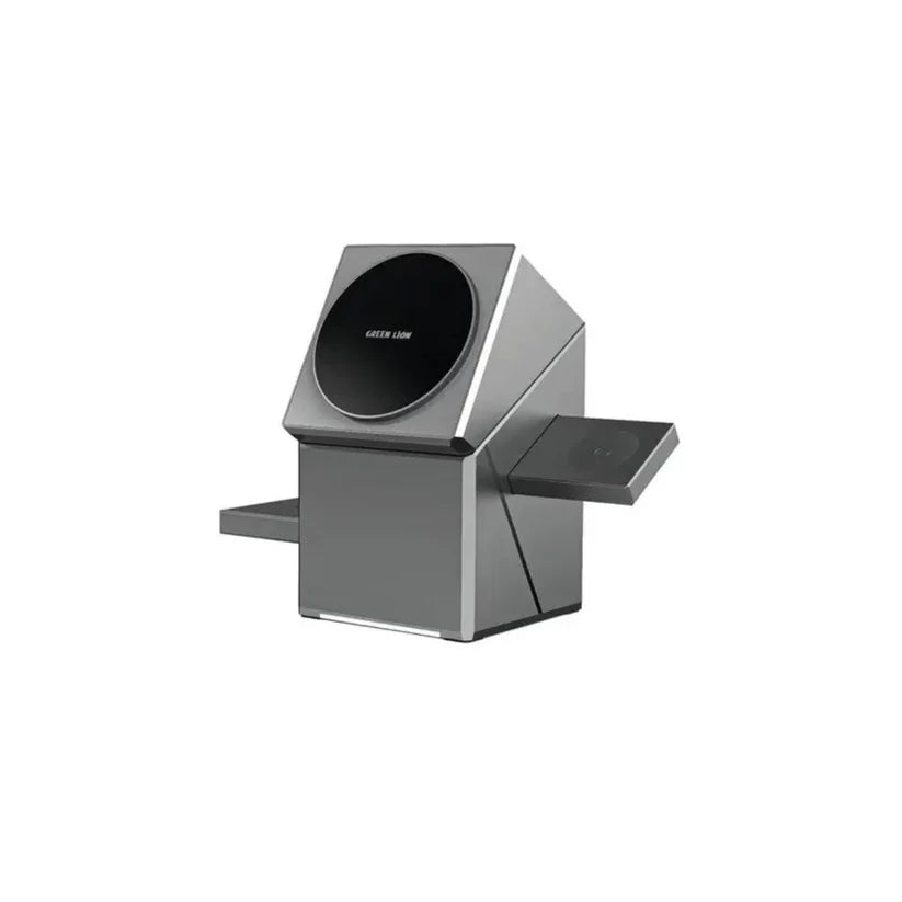 شاحن جرين ليون 3 في 1 لاسلكي متعدد الوظائف - رمادي