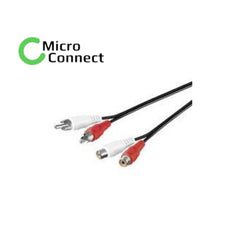 كابل MicroConnect تمديد RCA ستيريو 1.5م صوت نقي