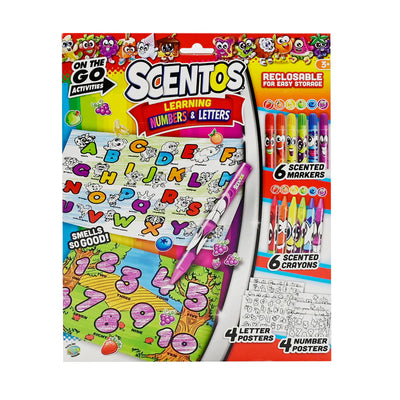 SCENTOS ON THE GO LEARNING NUMBERS & LETTERS