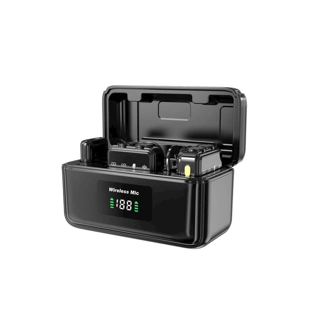 ميكروفون واي واي دبليو WM005 بلوتوث لافالير مع مستقبل مزدوج