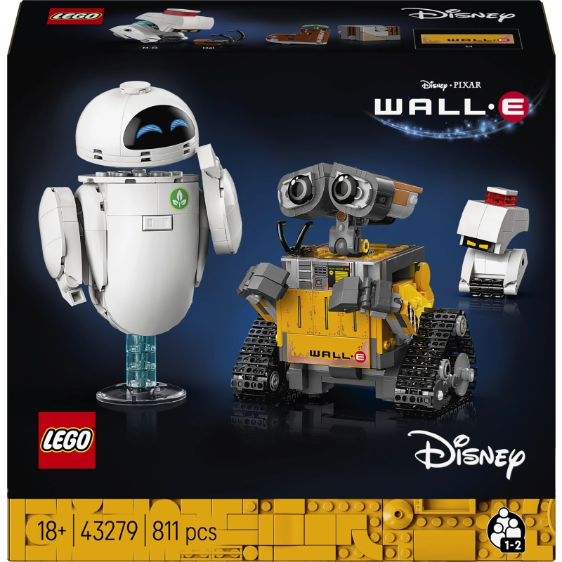 LEGO Disney WALL-E و EVE 43279 – 811 قطعة