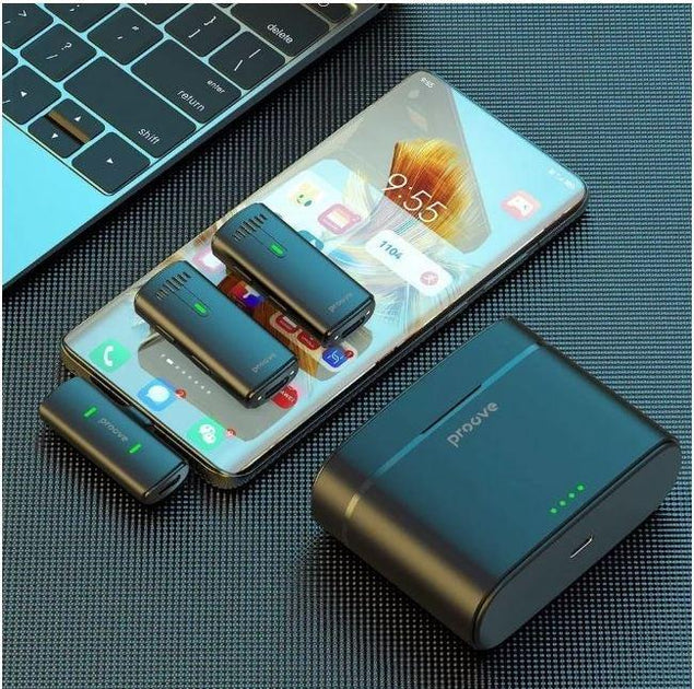 ميكروفون لاسلكي سلسلة ديمو بمنفذ لايتننغ من بروف