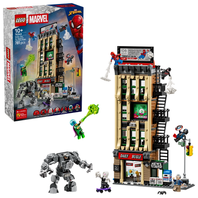 LEGO Marvel Spider-Man vs. Mysterio: The Daily Bugle – 781 Pieces | Set 76342