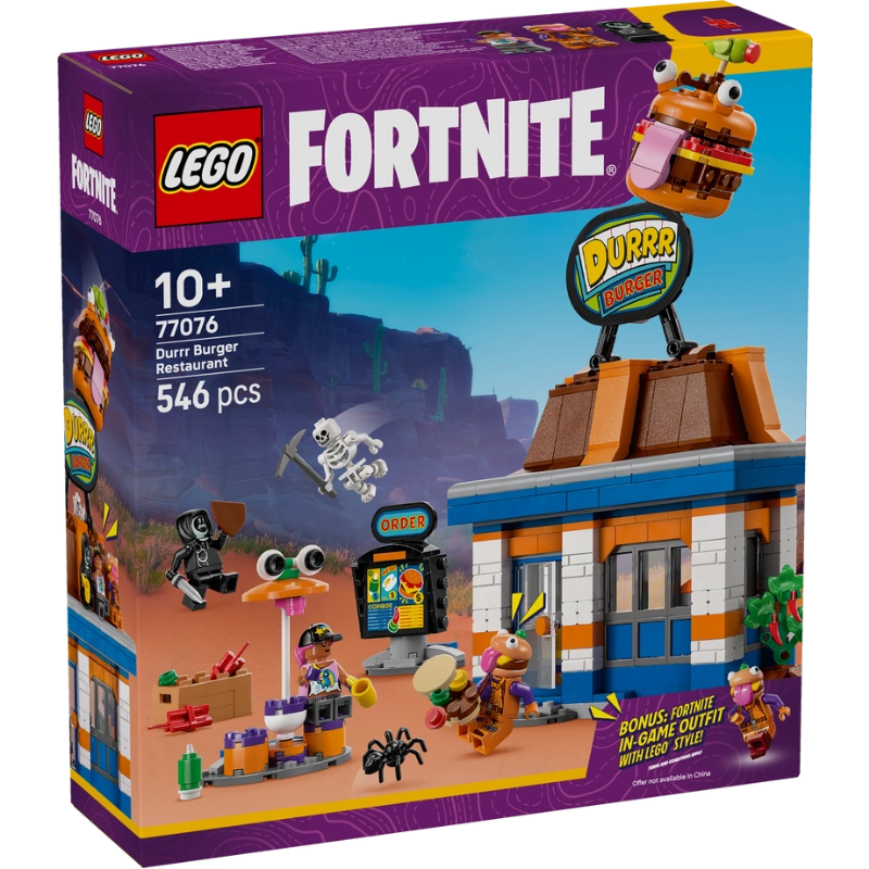 LEGO Fortnite Durr Burger Restaurant – 546 Pieces | Set 77076
