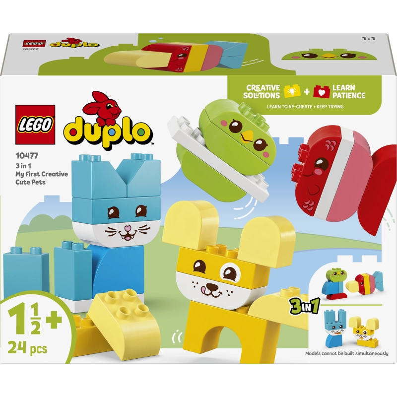 LEGO DUPLO 3 in 1 Creative Cute Pets – 24 Pieces | Set 10477