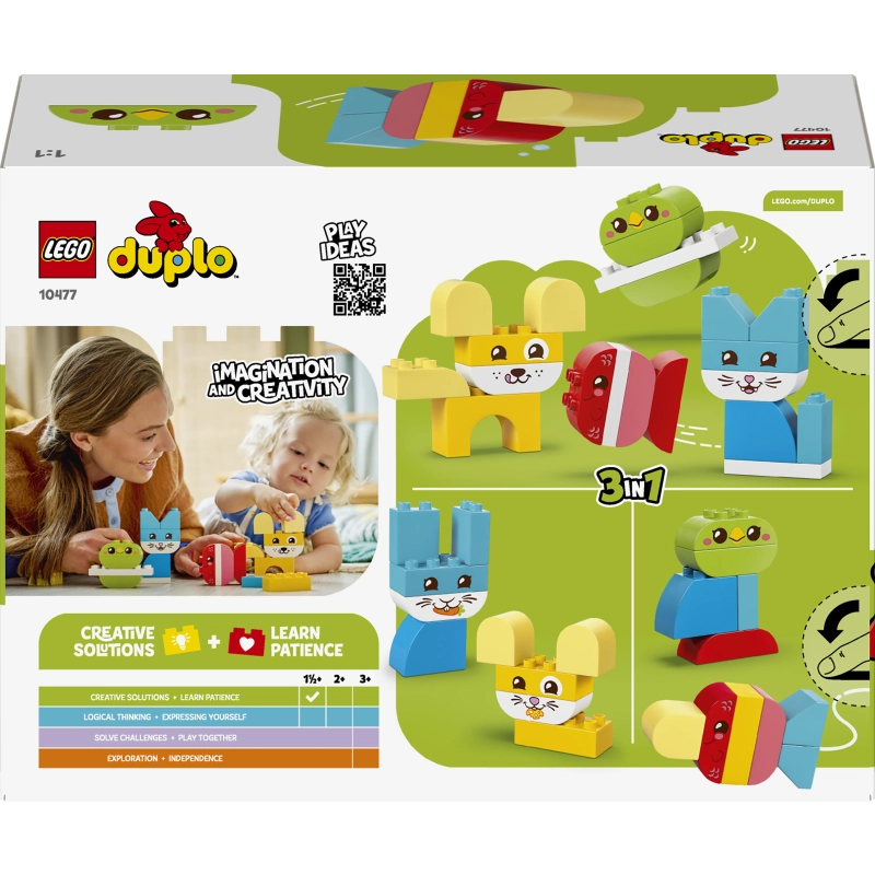 LEGO DUPLO 3 in 1 Creative Cute Pets – 24 Pieces | Set 10477