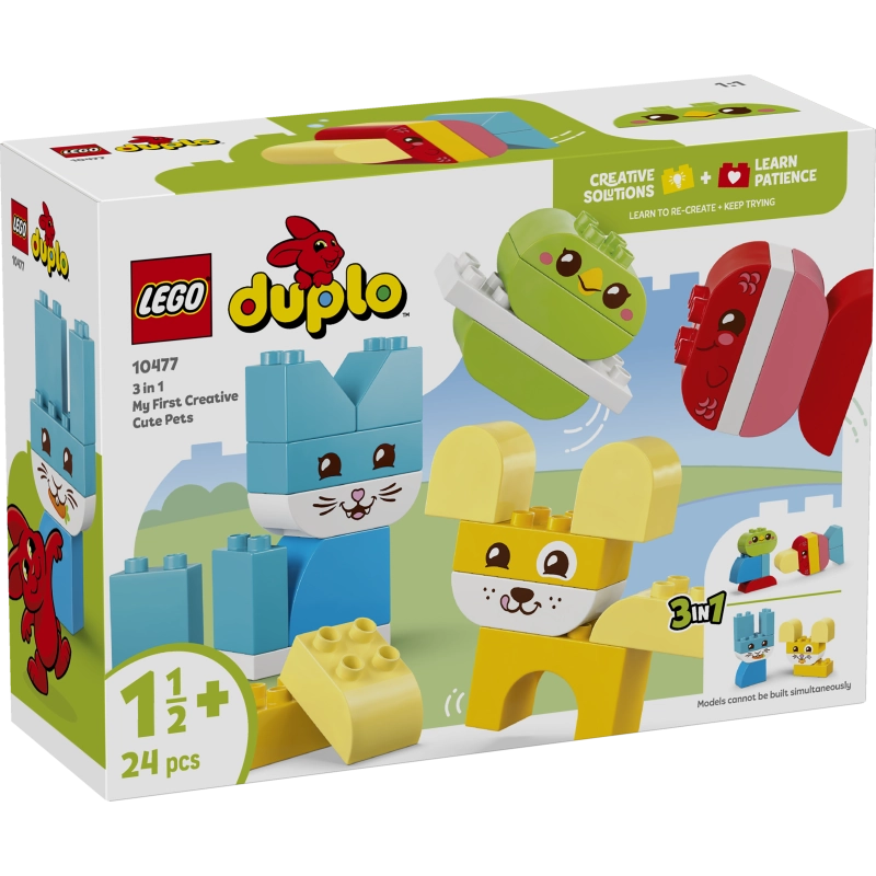 LEGO DUPLO 3 in 1 Creative Cute Pets – 24 Pieces | Set 10477