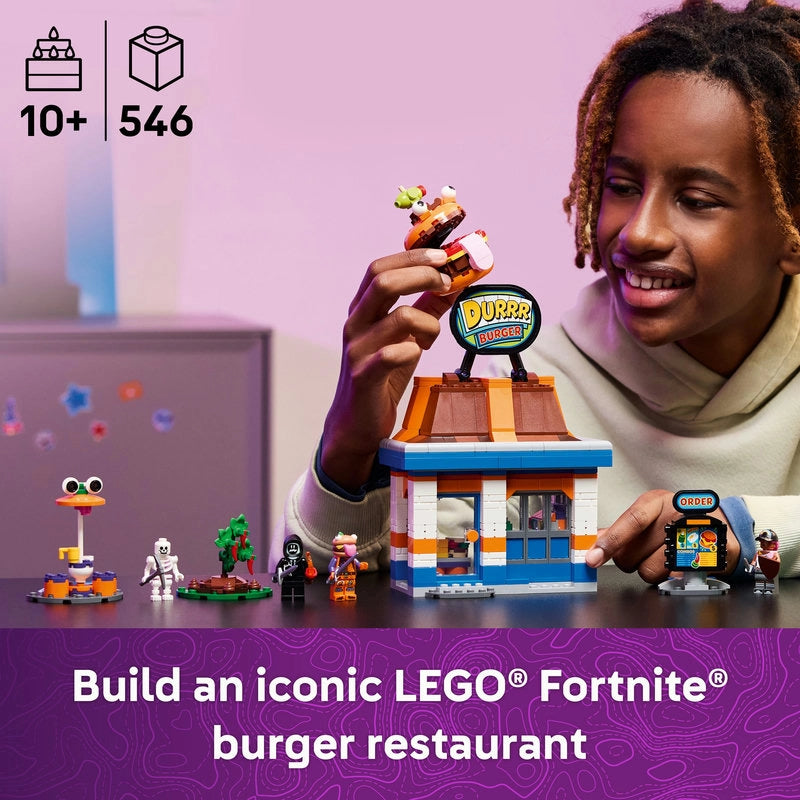 LEGO Fortnite Durr Burger Restaurant – 546 Pieces | Set 77076