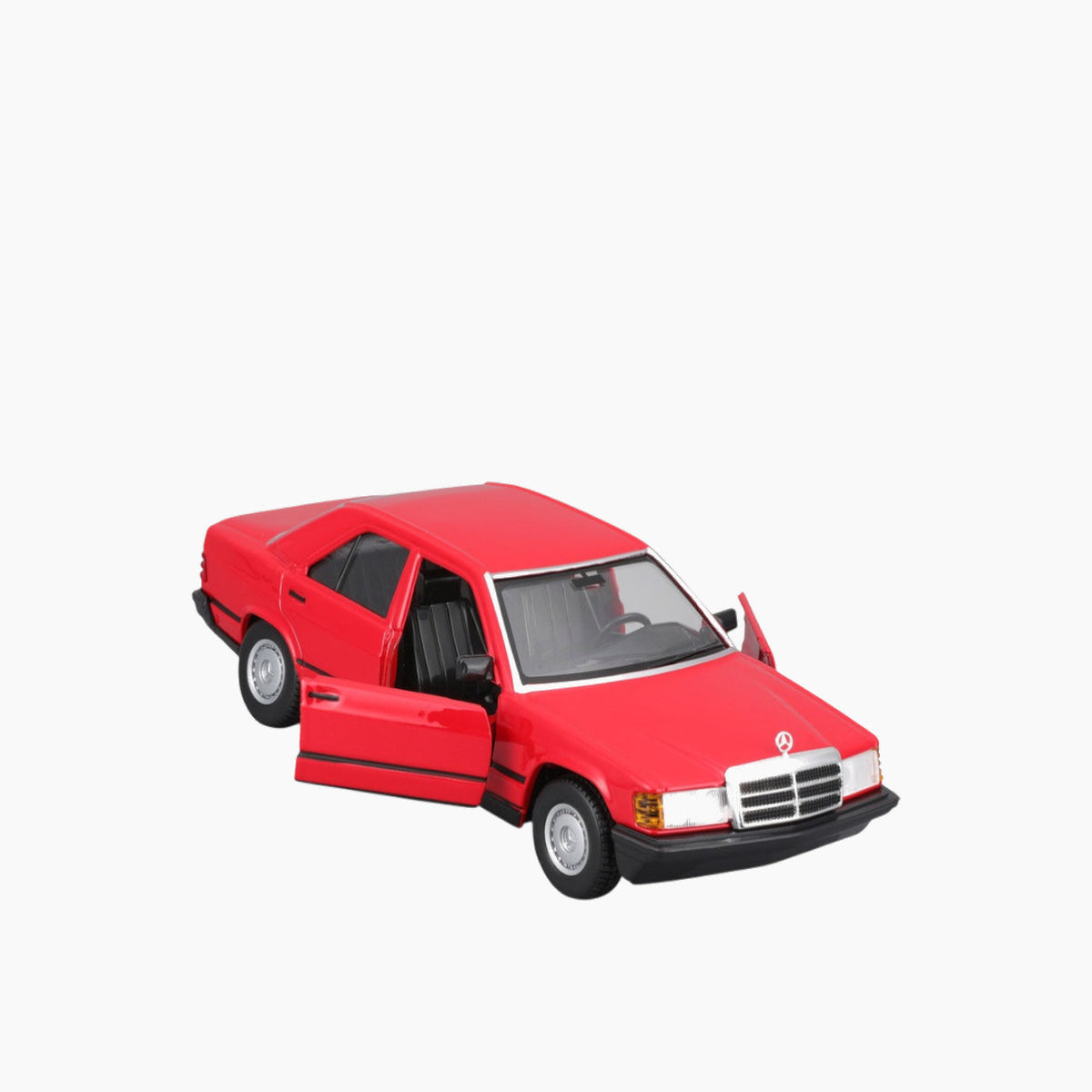 Maisto 1987 Mercedes-Benz 190E Die-Cast Model Car – 1:25 Scale
