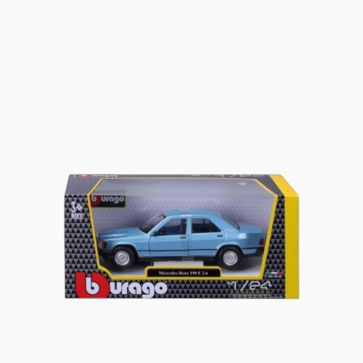 Maisto 1987 Mercedes-Benz 190E Die-Cast Model Car – 1:25 Scale
