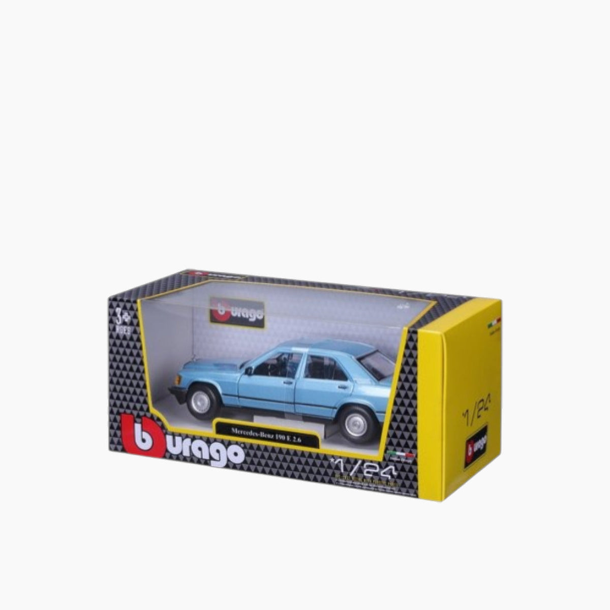 Maisto 1987 Mercedes-Benz 190E Die-Cast Model Car – 1:25 Scale