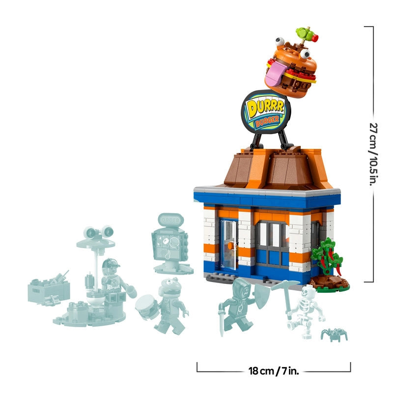 LEGO Fortnite Durr Burger Restaurant – 546 Pieces | Set 77076