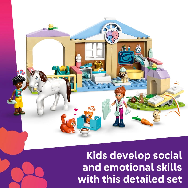 LEGO Friends عيادة بيطرية 42696 – 141 قطعة
