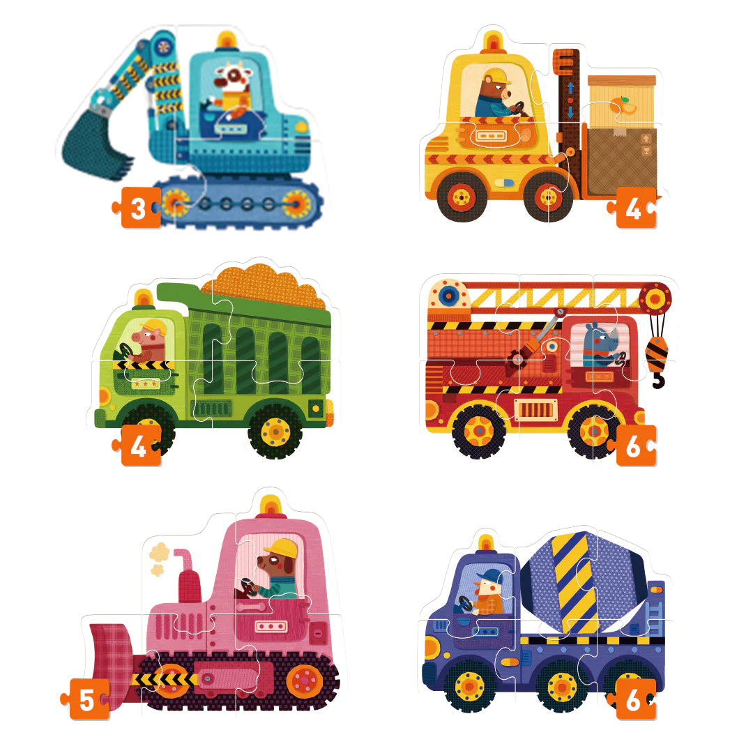 لعبتي التركيب الأولى من ميدير – موقع البناء