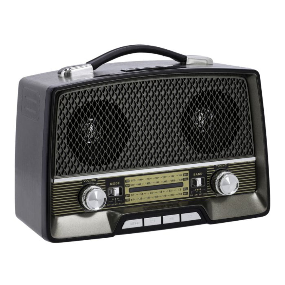 Geepas Retro Radio Bluetooth 3-Band Rechargeable
