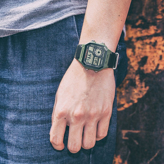 Casio Digital Men Watch AE-1200WHB-3BVDF