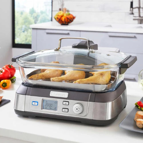 Cuisinart STM1000E Professional Glass Steamer 5L 1800W
