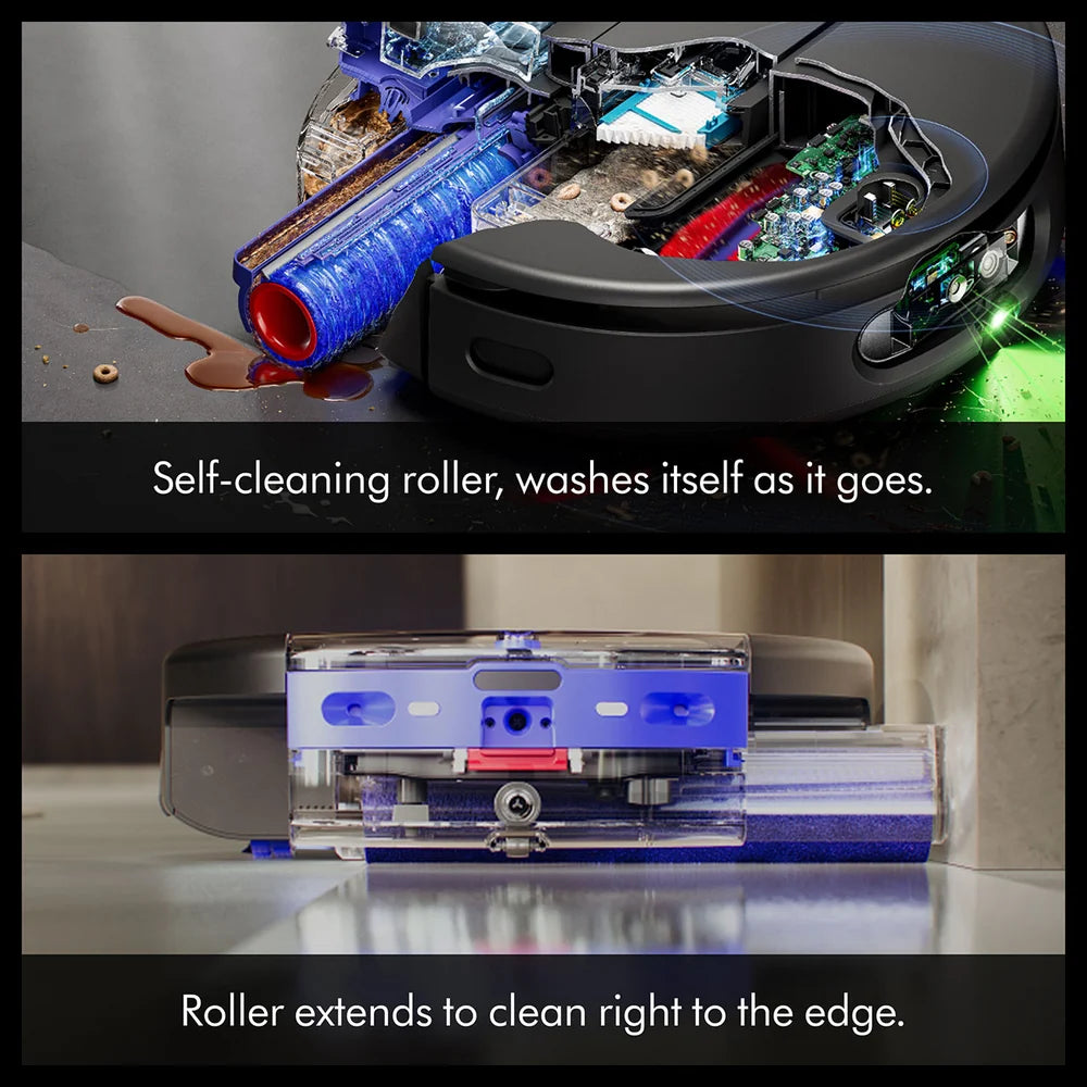 Dyson Spot+Scrub Ai Wet and Dry Robot Vacuum – Black/Blue