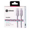 DOMO MALDINI Fast Charge Sync USB-C to USB-C Cable White