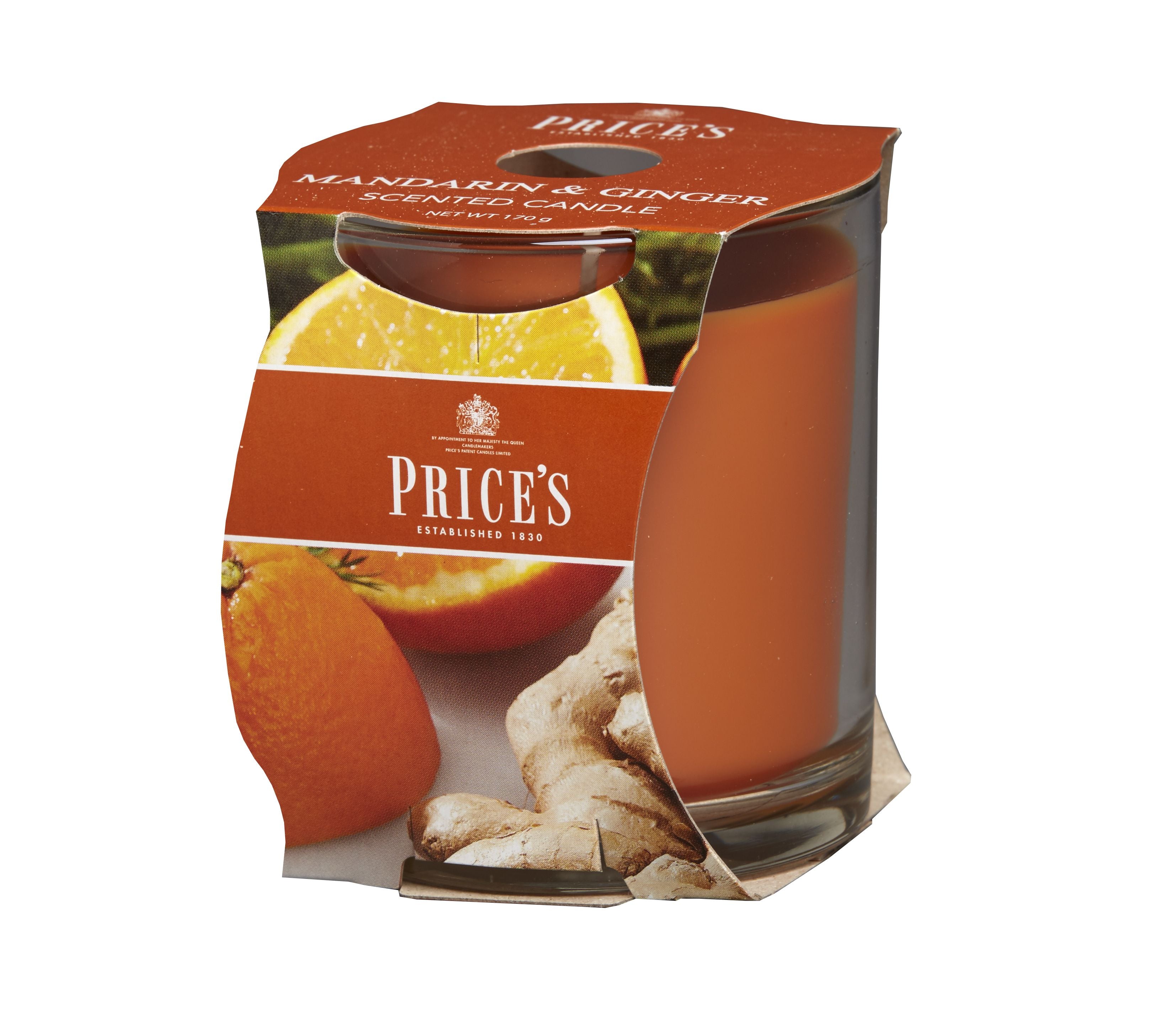 Price’s Cup Scented Candle – Elegant Glass & Rich Aroma
