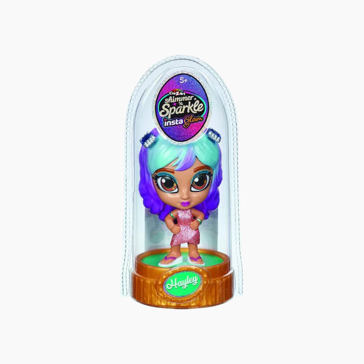Shimmer N Sparkle – دمية InstaGlam Hayley مع مكياج حقيقي