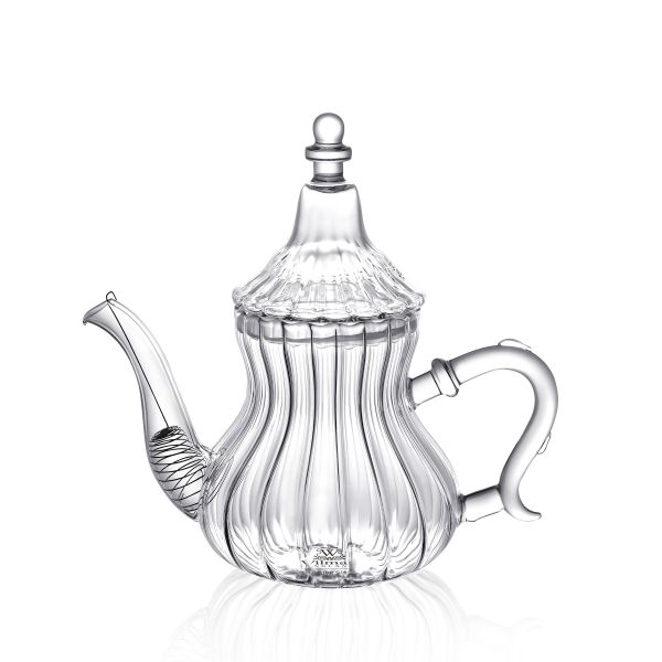 Wilmax Segment Moroccan Glass Teapot - Elegant & Heat Safe
