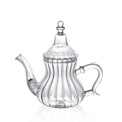 Wilmax Segment Moroccan Glass Teapot - Elegant & Heat Safe