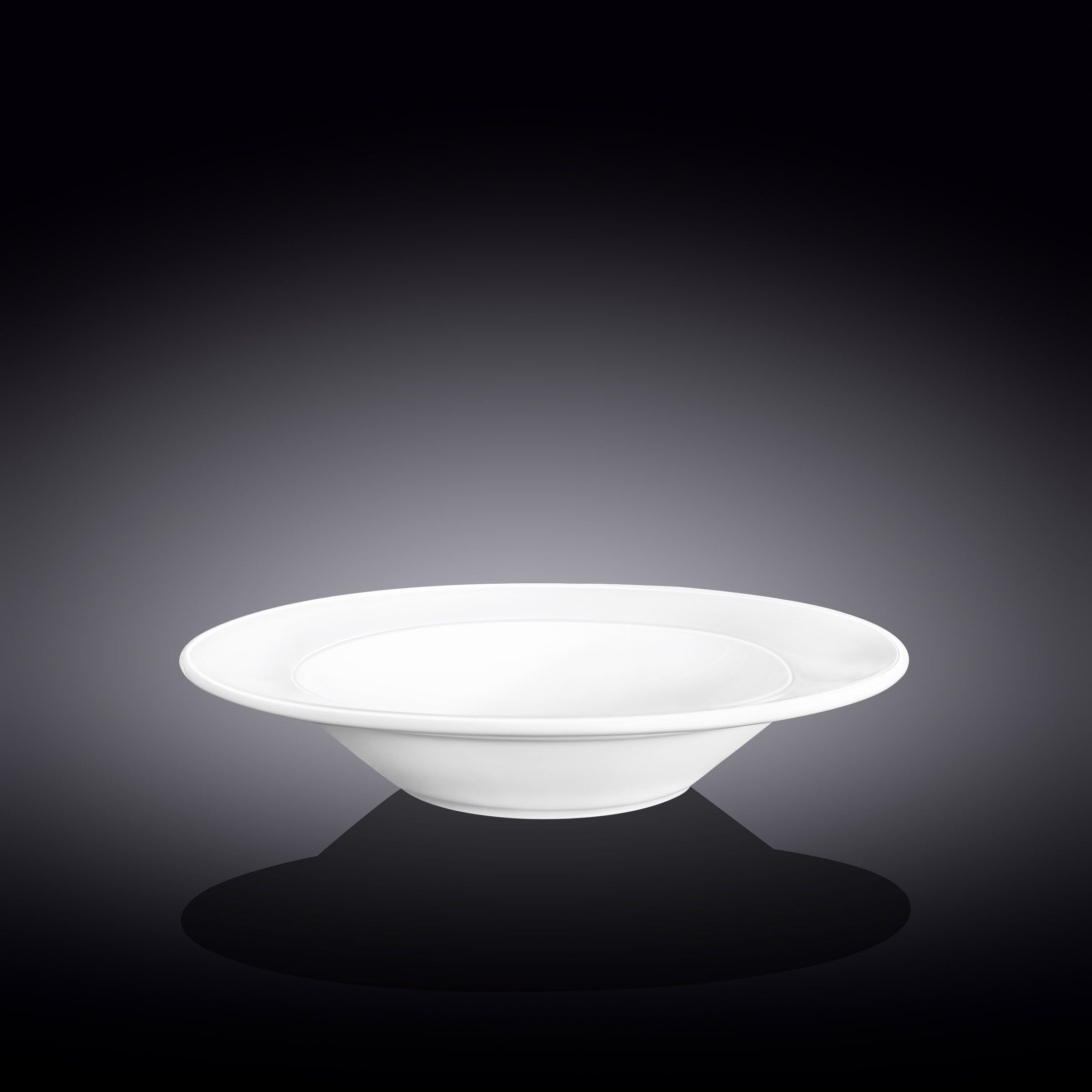 طبق عميق من Wilmax Stella Pro - أبيض أنيق وفاخر