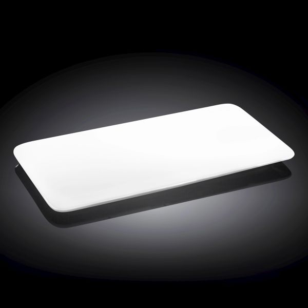 طبق مستطيل 30×16 سم من Wilmax - أبيض أنيق