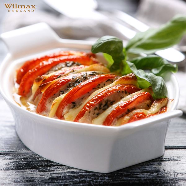 Wilmax 22cm Oven Dish - White, Elegant & Heat-Resistant