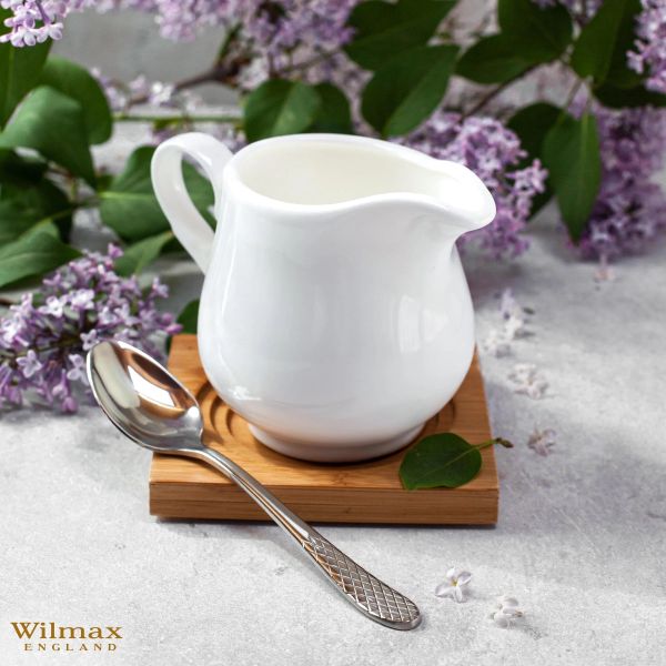 إبريق حليب Wilmax Olivia 300 مل - أبيض أنيق