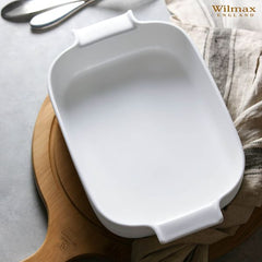 Wilmax 28.5×18cm Oven Dish - White Porcelain Bakeware