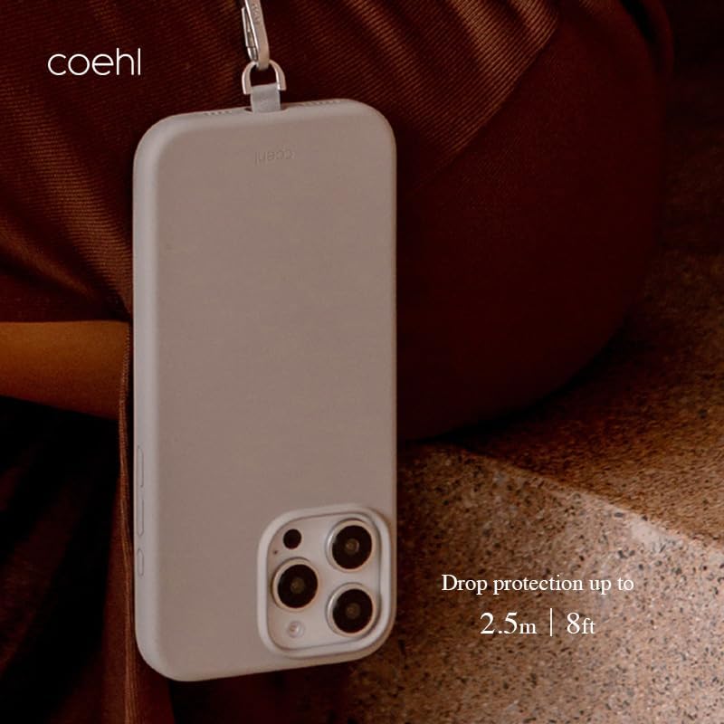 UNIQ COEHL IPHONE 16 PRO (2024) 6.9 MAGNETIC CHARGING CRÈME - TAUPE GREY