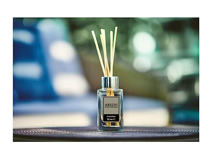 عطر أريون المنزلي سبورت لوكس 85 مل - عطر بلاتينيوم، 10 أعواد