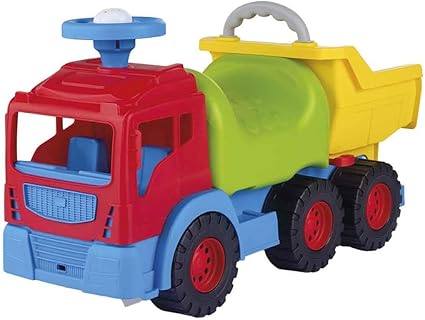 Dolu Ride-On Truck for Kids – Push Toy with Shock Absorber | Ages 2–6 | Yellow, Green, Red, Blue