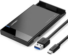 علبة محرك أقراص صلبة يوجرين 2.5 بوصة مع كابل USB 3.0 مدمج