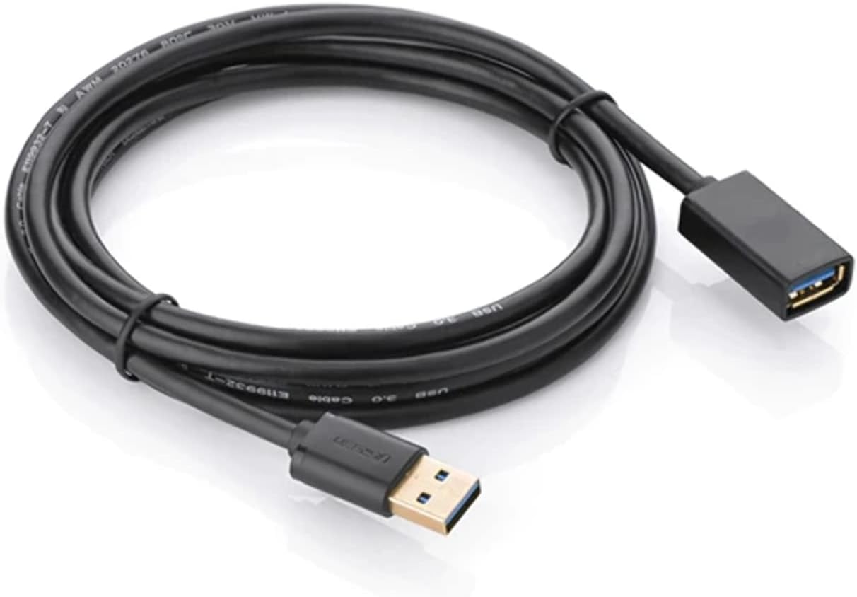 UGREEN USB 3.0 Extension Cable – Male to Female, Black