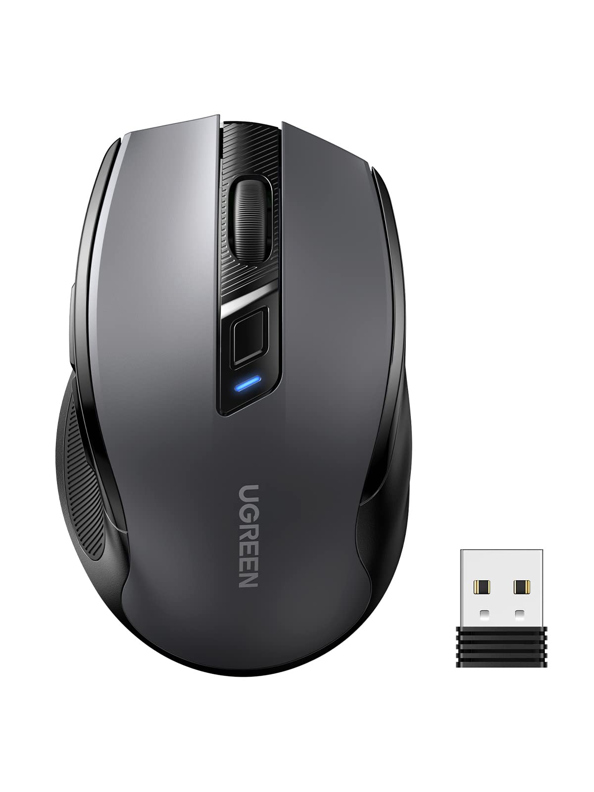 UGREEN Wireless Mouse, Dual Mode, Ergonomic, 4000 DPI