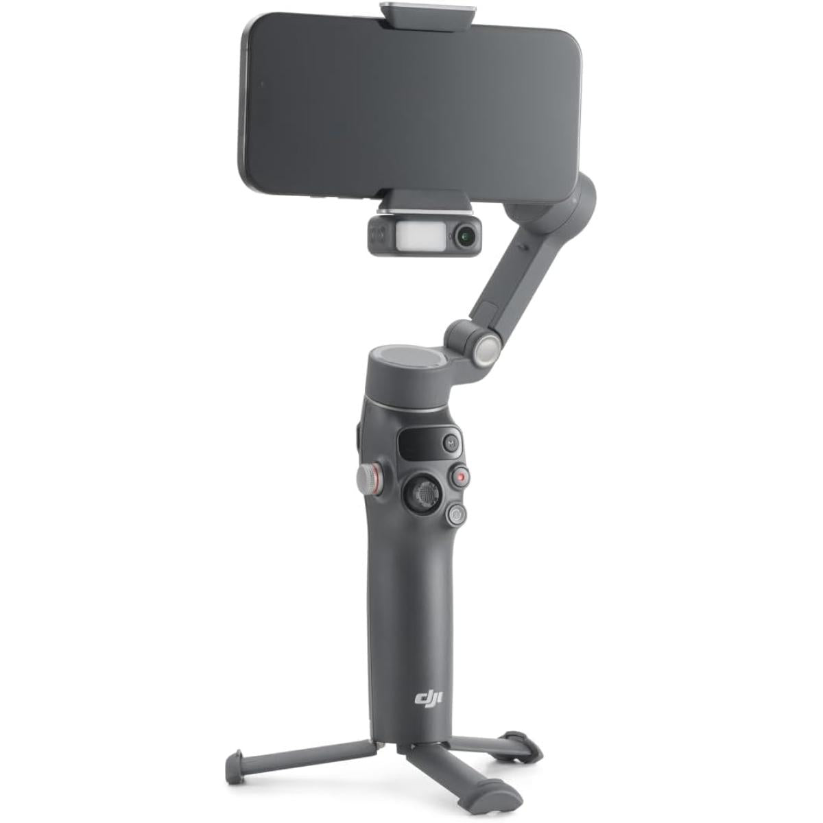 مثبت جيمبال DJI Osmo Mobile 8 للهواتف - تثبيت ثلاثي المحاور، دوران 360 درجة