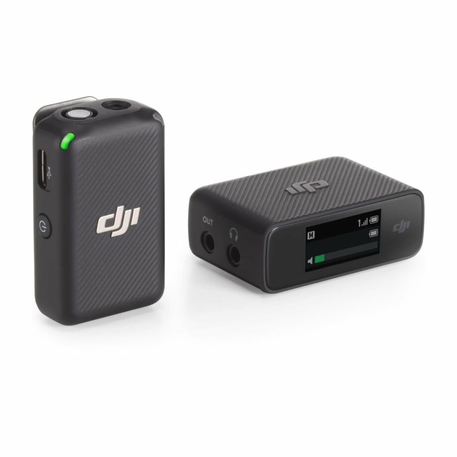 DJI Mic (1 TX + 1 RX) Wireless Lavalier Microphone with 250m Range (Pre-Order)
