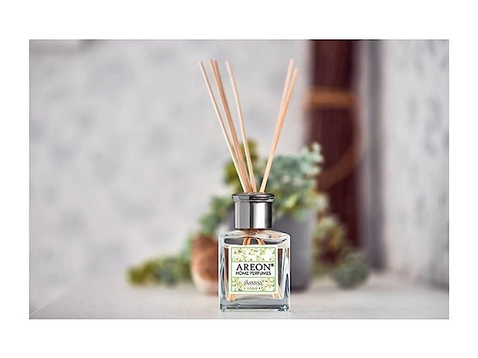 Areon Home Perfume Garden 150ml - Jasmine Fragrance, 10 Reed Sticks