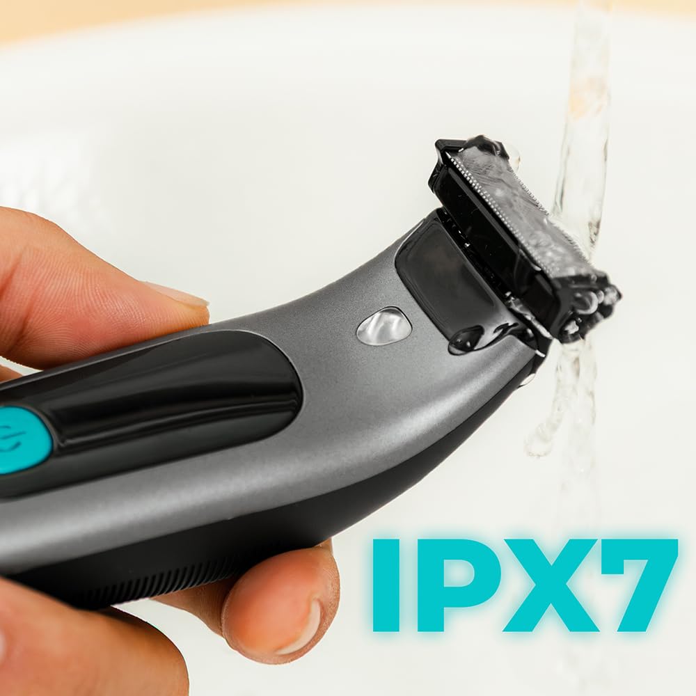 Cecotec PrecisionCare OneShave Screen IPX7 — 90 Min Cordless Shaver with Digital Display