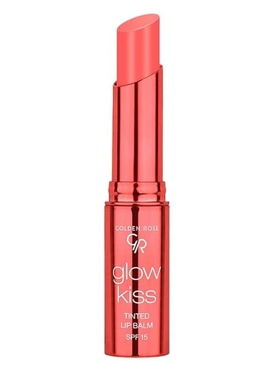 Golden Rose Glow Kiss Peach Shake Lip Balm – Vegan & SPF15